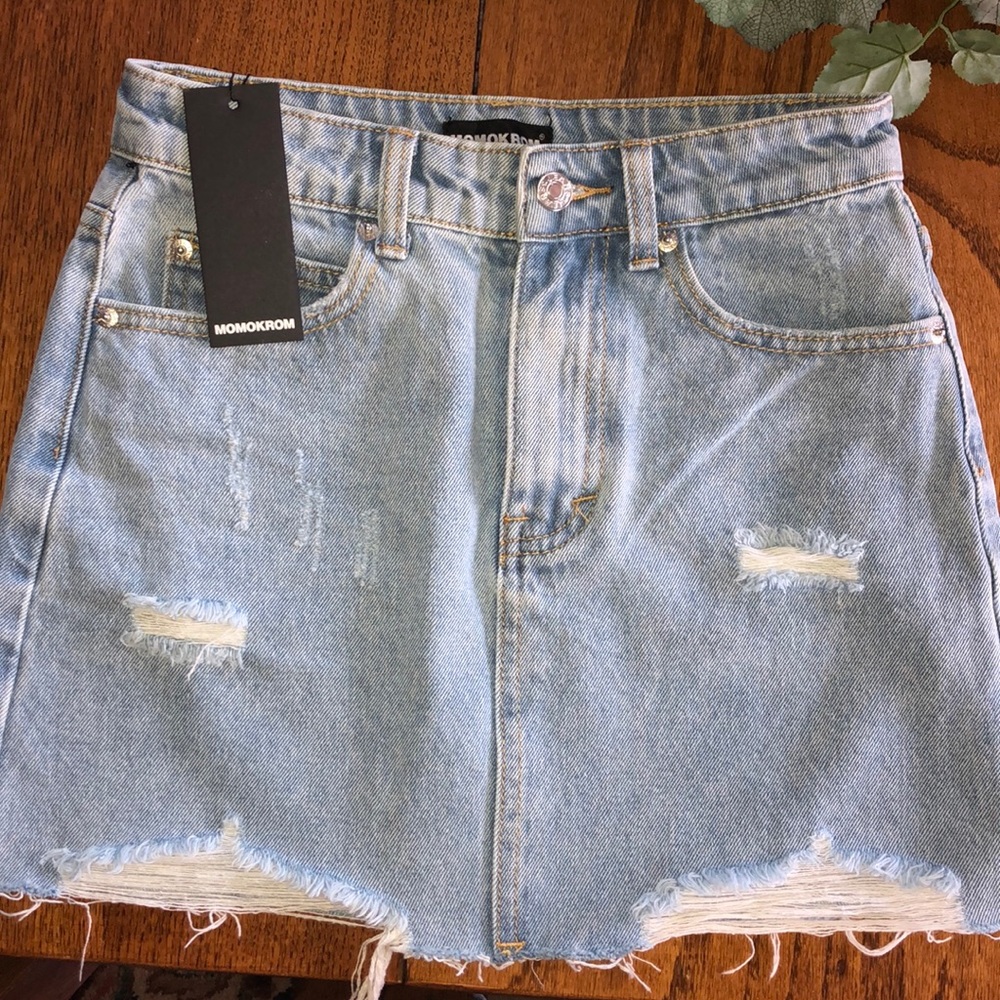 Denim skirt